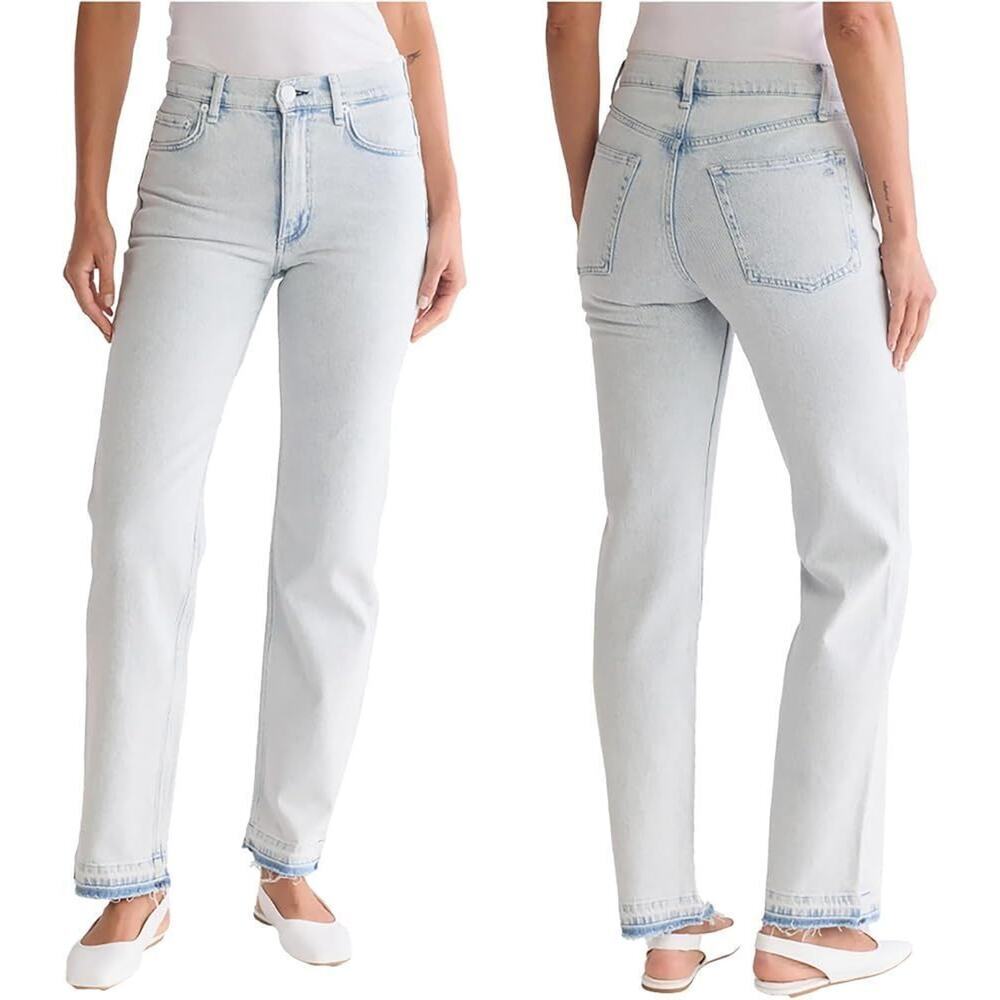 rag & bone Hattie Mid Rise Straight Leg Jeans in Raquel Size 25